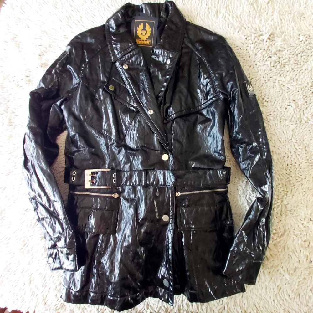 Belstaff Blandford GOLD label black jacket- size EU 46/XL